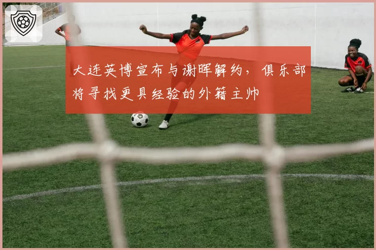 大连英博宣布与谢晖解约，俱乐部将寻找更具经验的外籍主帅