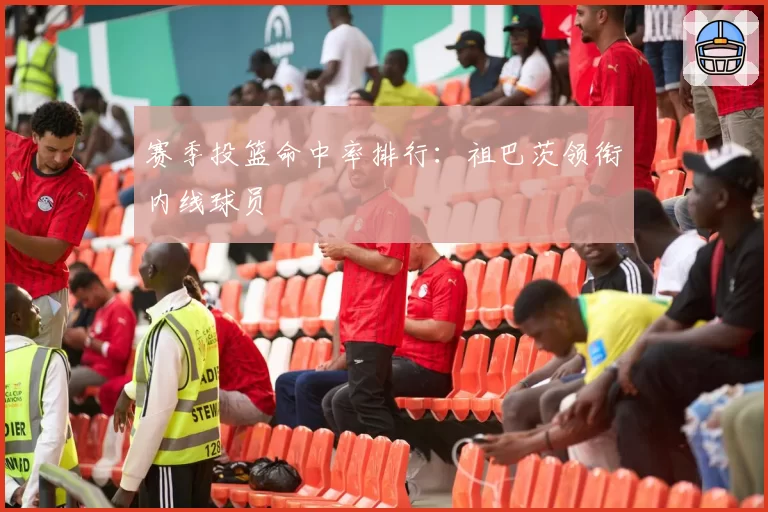 赛季投篮命中率排行：祖巴茨领衔内线球员